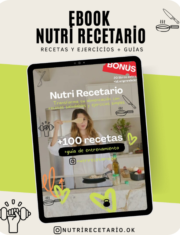 ENERGÍA PLUS TOTAL: Nutrirecetario Completo + Kit Emprendedor + 26 Bonus Exclusivos